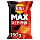 Lays Max Strong Flamin Hot Flavour (9x150g Packung) + usy Block