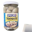 SPECA Vongole, Venussmuscheln mit Schale (350g Glas) + usy Block