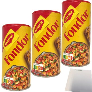 Maggi Fondor 3er Pack (3x200g Dose) + usy Block