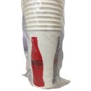 Coca Cola Trinkbecher Pappe (0,4l/400ml) aktuelles Design...