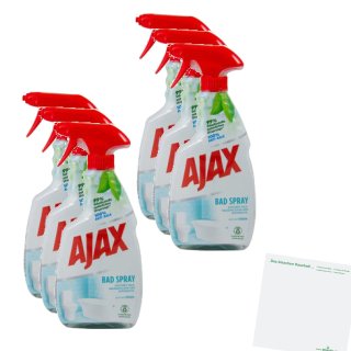 AJAX Bad Spray 6er Pack (6x500ml Flasche) + usy Block
