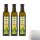 Alnatura Raps Öl nativ 3er Pack (3x500ml Flasche) + usy Block