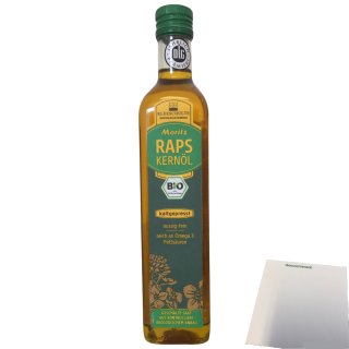 Moritz Bio-Rapskernöl (1x500ml Flasche) + usy Block