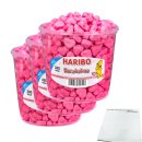 Haribo Herzbeben 3er Pack (3x1,2kg Dose) + usy Block