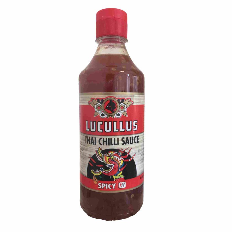 Lucullus Thai Chili Sauce Spicy 6er Pack (6x500ml Flasche) + usy Bloc
