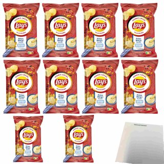 Lays Iconic Local Pommes-Mayo-Geschmack (9x150g Packunng) + usy Block