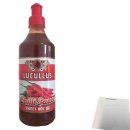 Lucullus Chilli Sauce sweet Hot (500ml Flasche) + usy Block