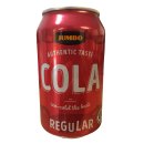 Jumbo Cola Regular (0,33l Dose) + usy Block