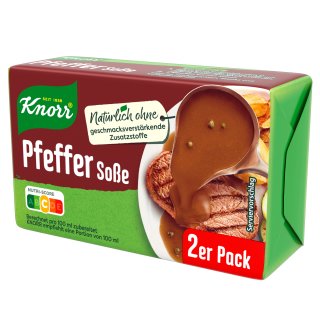 Knorr Pfeffer Sauce (2x250 ml Packung)