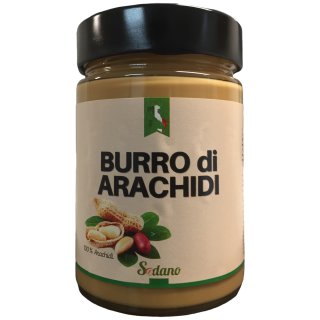 Burro di Archidi Sodano Erdnussbuttercreme (300g Glas)