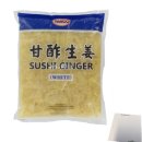 YANCO Sushi Ingwer Weiss (1,5kg Tüte) + usy Block