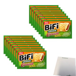 Bifi Veggie Carazza XXL (16x70g Packung) + usy Block