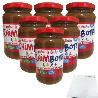 Milchcreme Aufstrich, Dulce de Leche Chimbote 6er Pack (6x430gr Glas) + usy Block