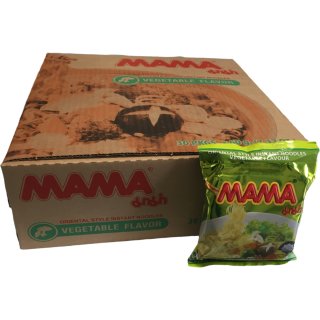 MAMA Instant Nudelsuppe Orientalischer Art mit Gemüse (30x60g Beutel)