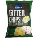 EDEKA Gitterchips Sour Cream & Onion 125g 12er Pack...