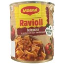 Maggi Ravioli Bolognese in herzhaft würziger Tomatensauce 3er Pack (3x800g Dose) + usy Block