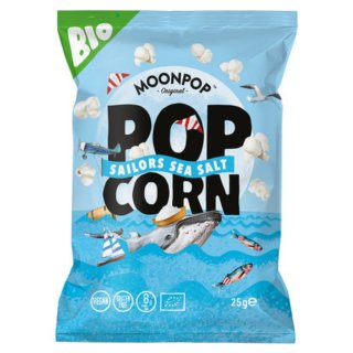 Moonpop Popcorn Sailors Sea Salt (10x90g Beutel)