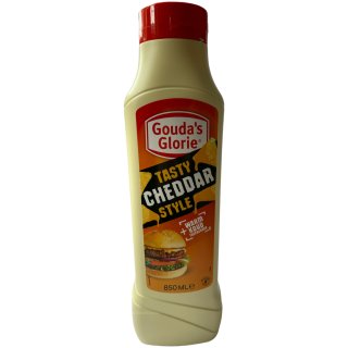 Goudas Glorie Tasty Cheddar Style Sauce (850ml Flasche)
