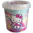 Hello Kitty Zuckerwatte Cotton Candy (50g Eimer) + usy Block