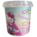 Hello Kitty Zuckerwatte Cotton Candy (50g Eimer) + usy Block