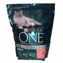Purina One Cat Bifensis Adult Lachs (800g Packung) + usy Block