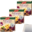 Erasco Menü Rindergulasch 3er Pack (3x480g Packung) + usy Block