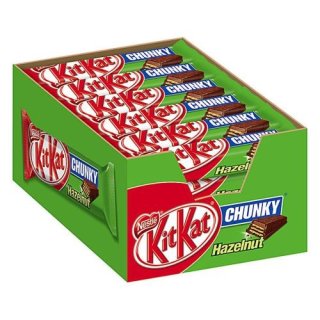 Nestle KitKat Chunky Hazelnut, 24x 48g