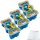 Haribo Goldbären Blaubeere 3er Pack (3x450g verschließbare Packung, Gummibärchen blau) + usy Block