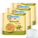 Mulino Bianco Kekse "Baiocchi al Pistacchio" 3er Pack (3x168g Packung) + usy Block
