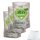Huxol Erythrit + Stevia 3er Pack (3x275g Packung) + usy Block