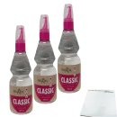 Huxol Classic Flüssigsüsse 3er Pack (3x200ml Flasche) + usy Block