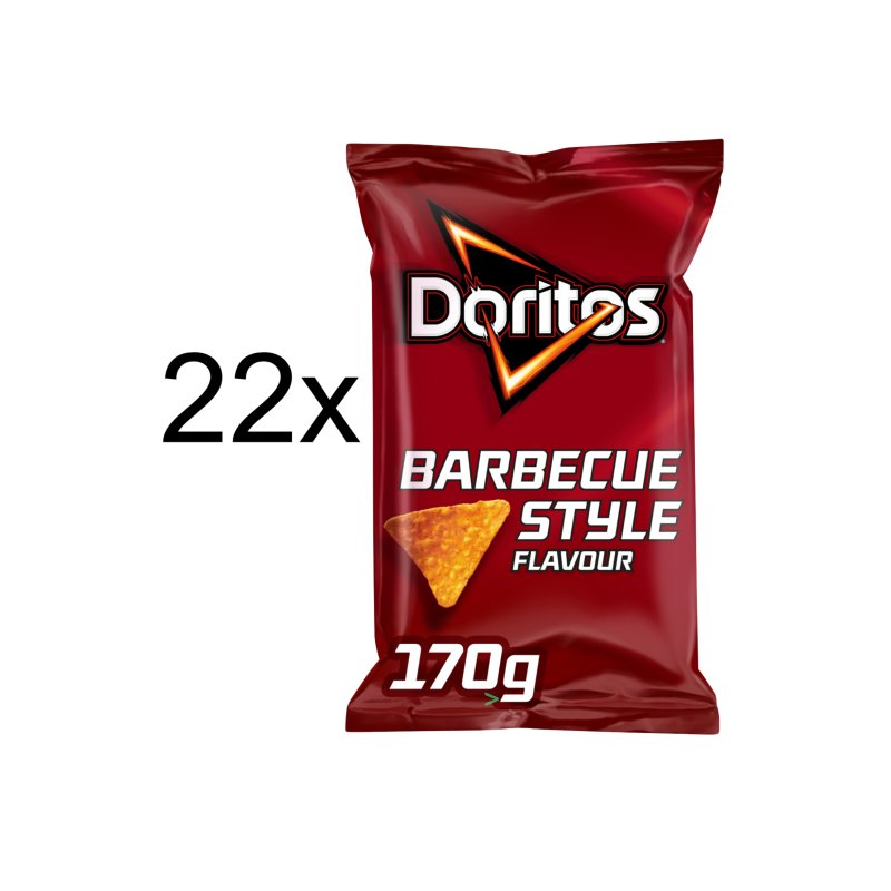 Doritos Nacho Chips Barbecue Style (22 x170g Packungen)