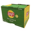 Lays Chips Sour Cream & Onion  (9x150g Packung)