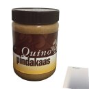 Quino Pindakaas Erdnussbutter (500g Glas) + usy Block