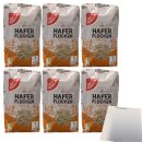 Gut & Günstig Haferflocken kernig 6er Pack (6x500g Packung) + usy Block