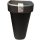 Rotho Twist Kitchen Swing Abfalleimer 50l schwarz grau + usy Block