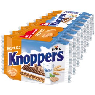 Knoppers Erdnuss (8x25g Packung)