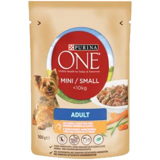 Purina One Dog Mini Adult Huhn&Karotte (100g Packung)