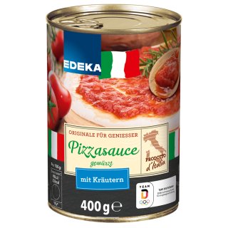 EDEKA Italia Pizzasauce gewürzt mit Kräutern (400g Dose)