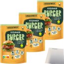 Greenforce Veganer Burger Mix 3er Pack (3x75g Packung) + usy Block
