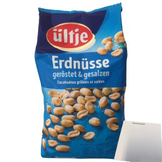 ültje Erdnüsse geröstet und gesalzen (900g Packung) + usy Block