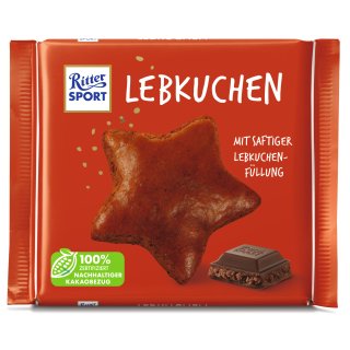 Ritter Sport Lebkuchen (100g Tafel)