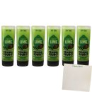 Original Source Zingy Lime Duschgel 6er Pack (6x250ml Flasche) + usy Block