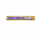 Mentos Fanta Kaudragees mit Orangengeschmack 3 Rollen 5er Pack (5x112,5g Packung) + usy Block
