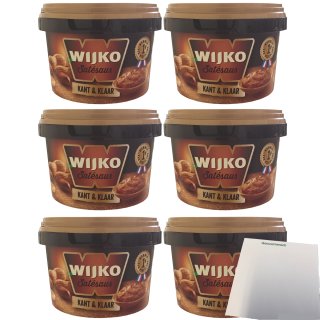 Wijko Satésaus Kant & Klaar 6er Pack (6x500g Eimer) + usy Block