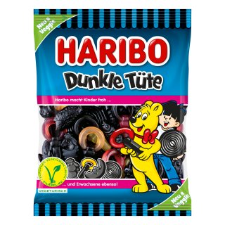 Haribo Dunkle Tüte (175g Packung)