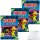 Haribo Dunkle Tüte 3er Pack (3x175g Packung) + usy Block