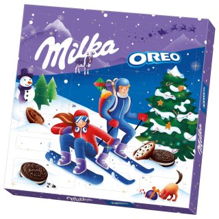 Milka Adventskalender Oreo (280g Packung)