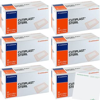 Smith&Nephew CUTIPLAST steriler Wundverband 6er Pack (6x50x 15x8cm) + usy Block