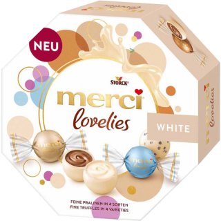 Merci lovelies White (185g Packung)